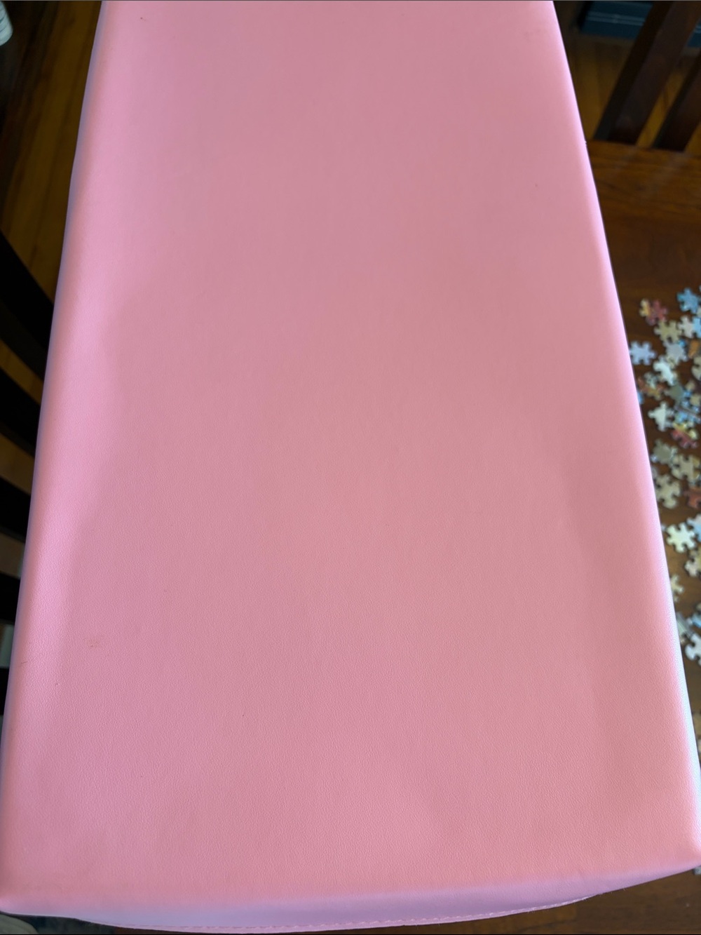 Scout Shell-Print Tote in Pink with Black Handles - Picture 5 of 6